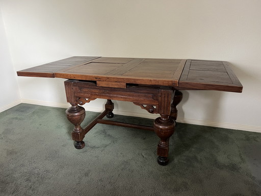 Table extensible antique 17ème siècle