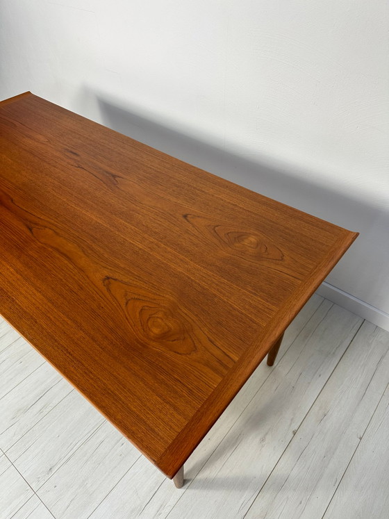 Image 1 of 1960S VINTAGE DANISH MID-CENTURY TEAK WRITING DESK BY ARNE VODDER FOR H.P. HANSEN