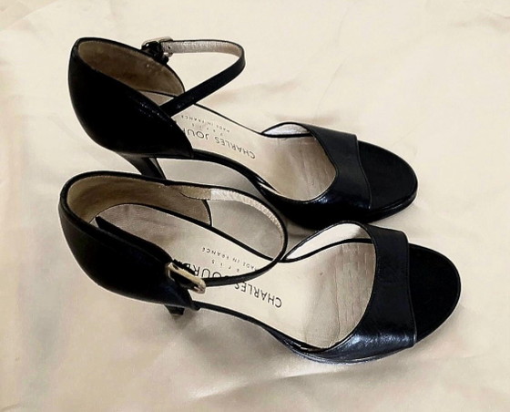 Charles Jourdan Zwarte Pumps Jaren 80 – Cadeaus, Leather (photo 6 of 13)