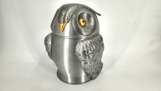 Image 1 of Owl shaped ice bucket Made In Italy 1960s