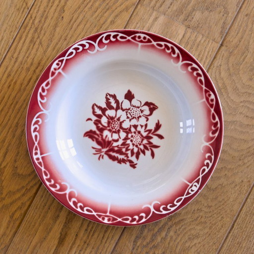 Assiette ancienne Digoin Sarreguemines collection "Prosper"