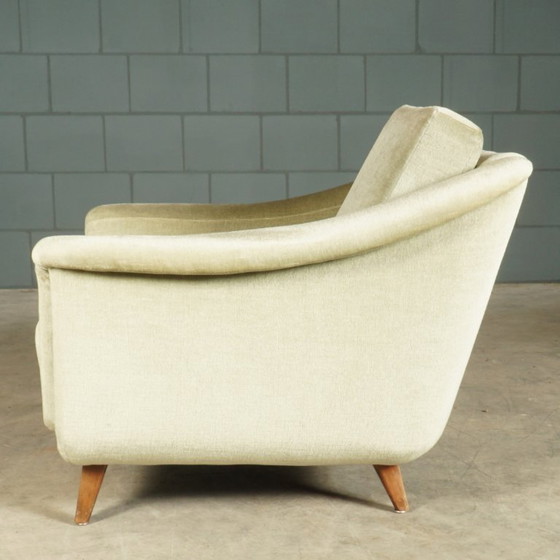 Fauteuils vintage – Velours vert menthe pastel – Années 1970 – Velvet, Wood (photo 7 of 15)