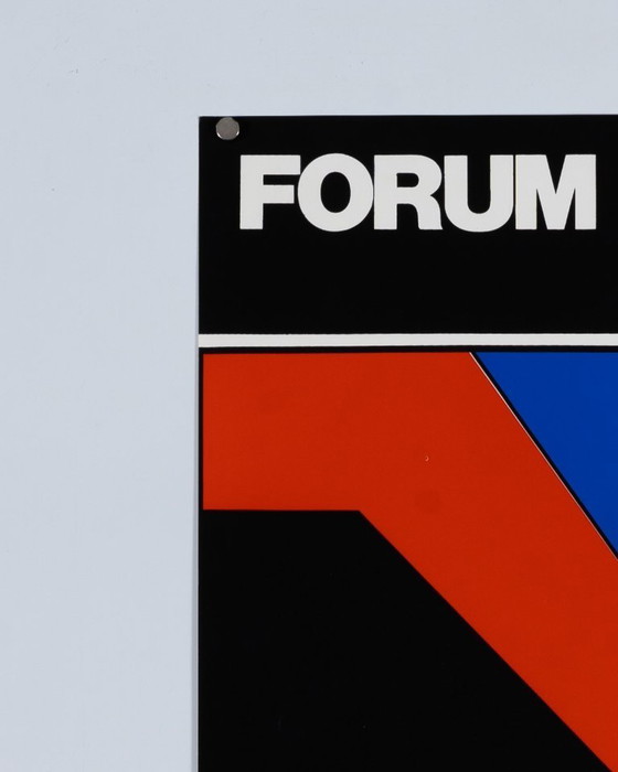 Image 1 of Guy Vandenbranden Forum Kunst Rottweil – 1975 – Original Vintage Silkscreen Exhibition Poster by Guy Vandenbranden – Mid-Century