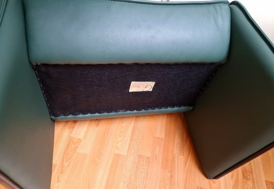 Pouf Leolux Bora Bora original en cuir vert foncé – Poufs & repose-pieds, Leather (photo 9 of 11)