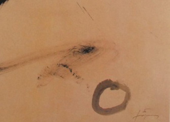 Image 1 of Tapiès poster for Roland Garros signed