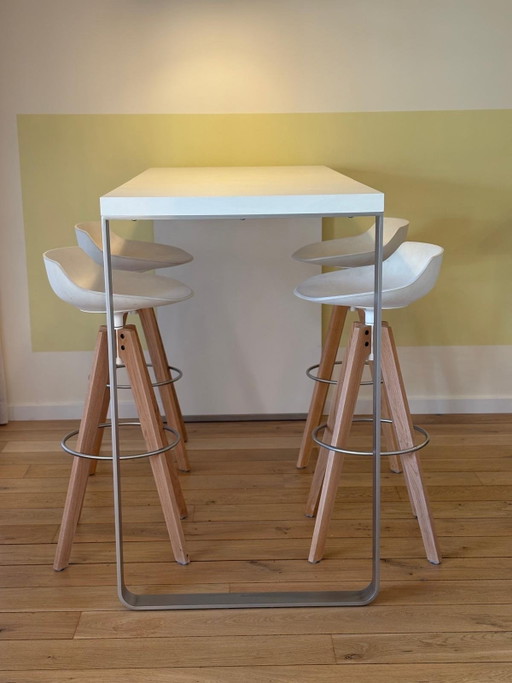 4 tabourets de bar MDF Italia