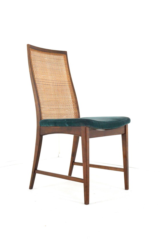 Image 1 of Ensemble de 6 chaises de salle à manger vintage 'Medebach'.