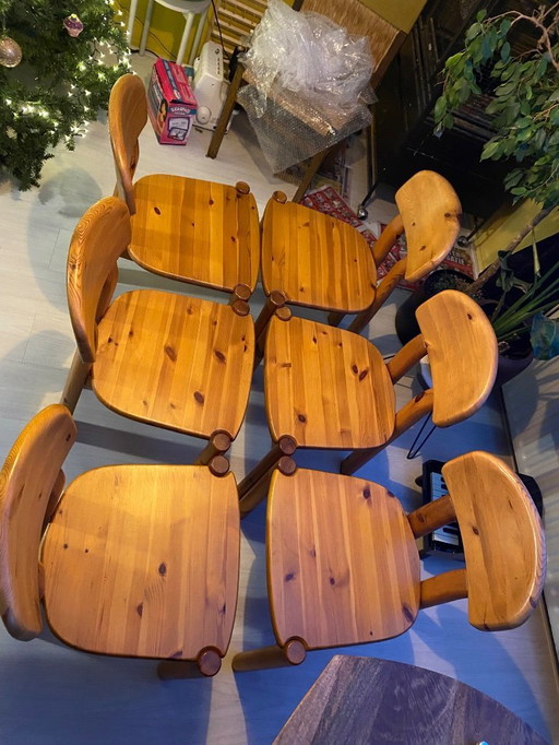 Vintage stoelen van Rainer Daumiller 