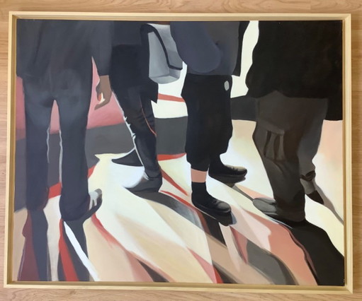 Josephina Scianna "At the concert" original painting (XXL)