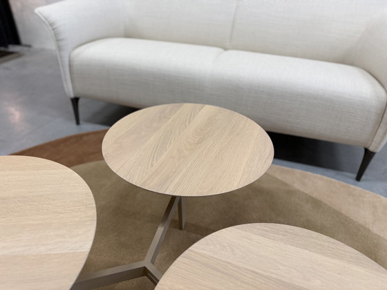 Image 1 of Leolux Ninfea Rondo Couchtisch aus Eichenholz