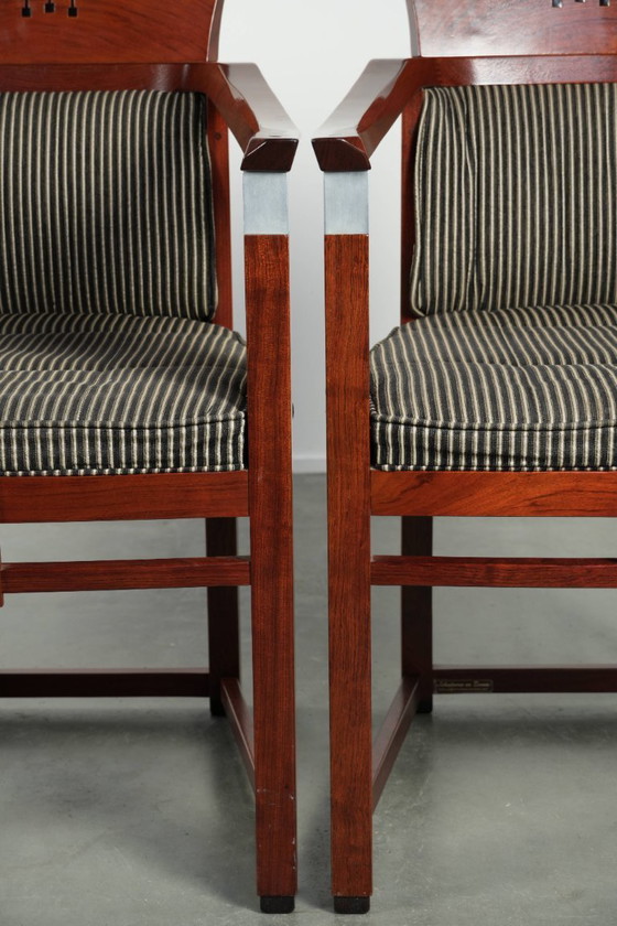 Image 1 of 4 x Fabric Schuitema designer dining chair with armrests from the Decoforma series
