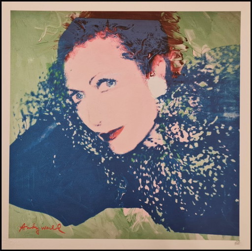 D'après Andy Warhol, Hélène Rochas, années 1980, lithographie