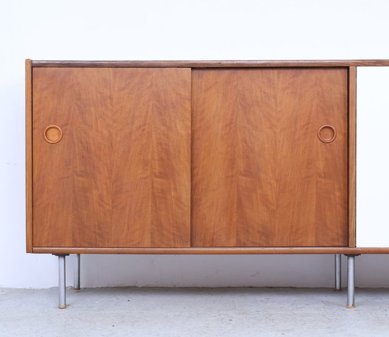 Vintage Fristho Sideboard in Walnut – William Watting – 1960s – Metal (photo 15 of 17)