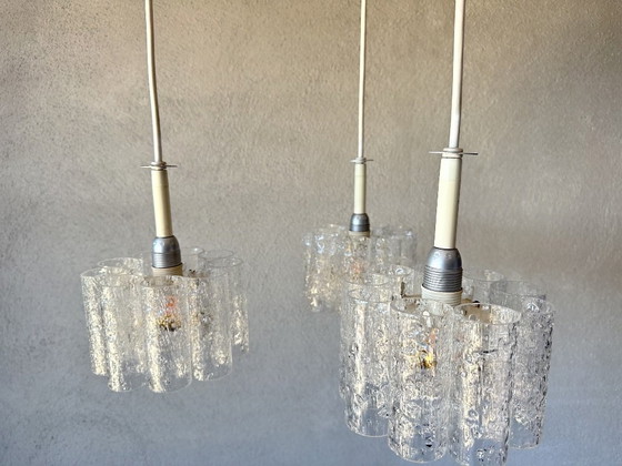 Vintage Doria Cascade Lamp – Hanglampen, Glass, Metal (photo 12 of 12)