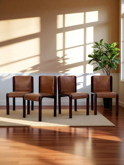 Set of four vintage chairs