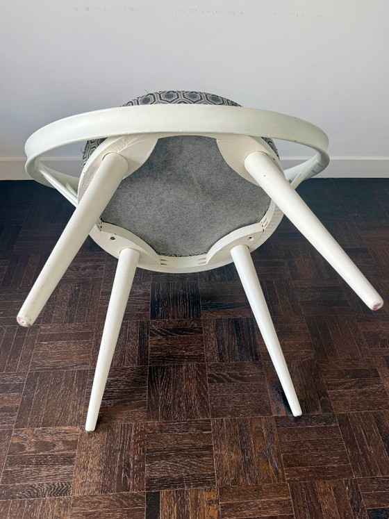 Skandinavischer Sessel 1960 Yngve Ekstrom – Stühle und Loungesessel, Textile, Wood (photo 9 of 10)