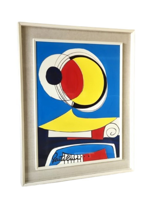 Acryl op canvas, gesigneerd door Aldo Gentillini (1912-1982), 1970