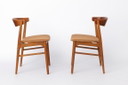 Set of 6 Danish Mid Century Dining Chairs – Farstrup Model 206, Teak Wood Chairs 1960s, Vintage Scandinavian Dining Chairs