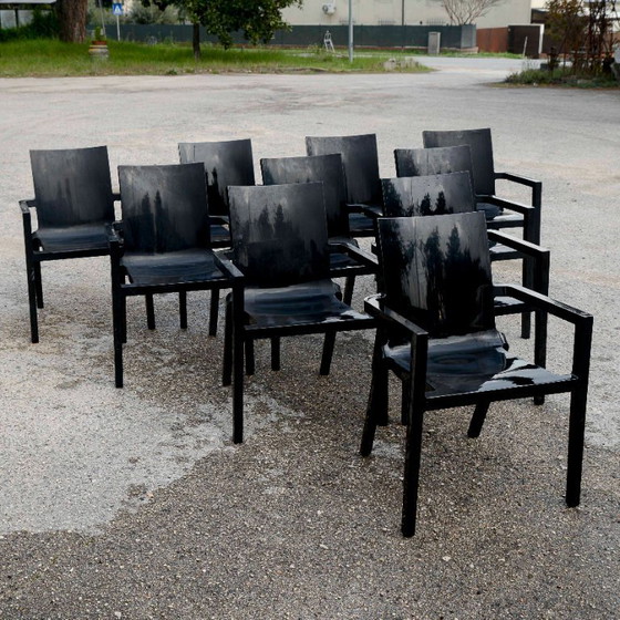 Set 10 Sedie Driade Deville Sedia Poltroncina By Christophe Pille – Poltrone, Plastica (photo 2 of 13)