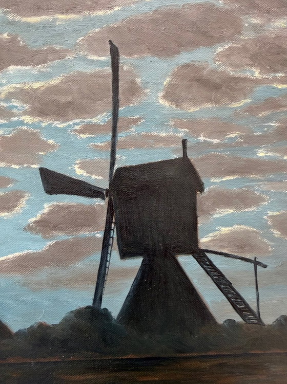 Image 1 of Dolman.A – Moonlit Night, Painting, Netherlands