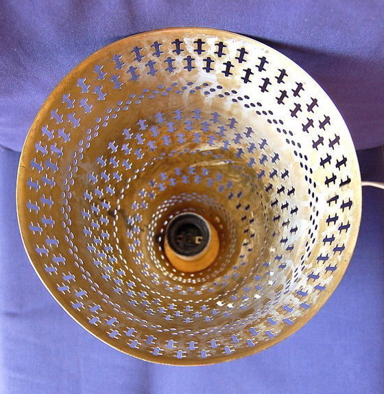 Image 1 of Hans BERGSTROM (1910-1996) Conical brass ceiling light