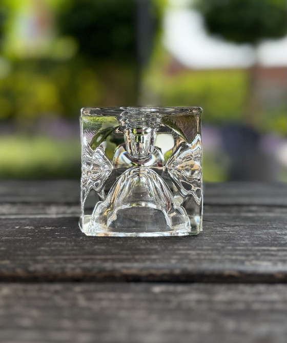 Image 1 of Candelabro a cubo vintage - Sklo Union
