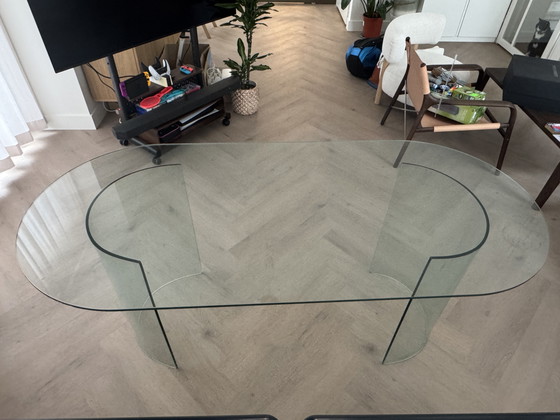 Image 1 of Table de salle à manger en verre - Dreieck Design