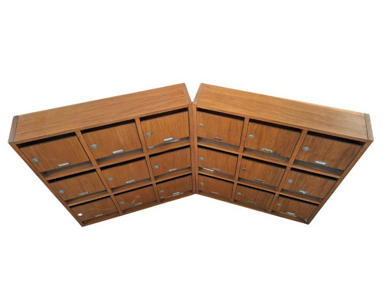 Image 1 of Twee vintage brievenbussen uit de jaren 70 – inclusief restauratie.