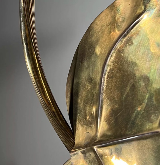 Image 1 of Stehleuchte 3 Blätter, 70er Jahre