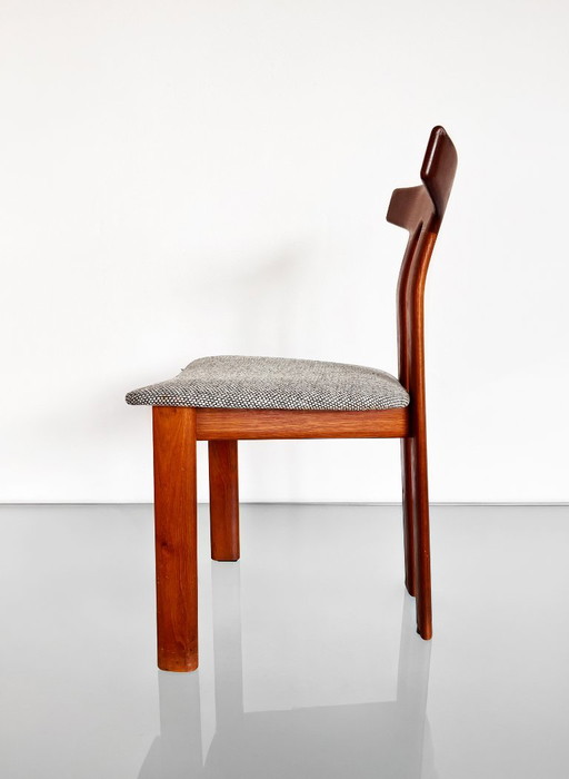 Juego de dos sillas T raras fabricadas en Dinamarca – eetkamerstoelen, Wood, Vintage (photo 2 of 20)