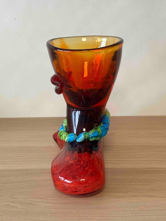 Image 1 of SALE - 25% off Glass Vase | Decorative Women's Glass Bust