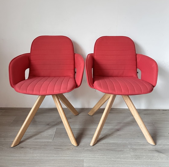 Image 1 of 4x Arco Flux design eetkamerstoelen 