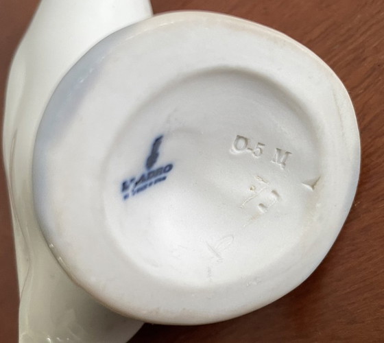 Image 1 of Lladró - Figurine en porcelaine Oie modèle 4661 conçue par Fulgencio García en 1970