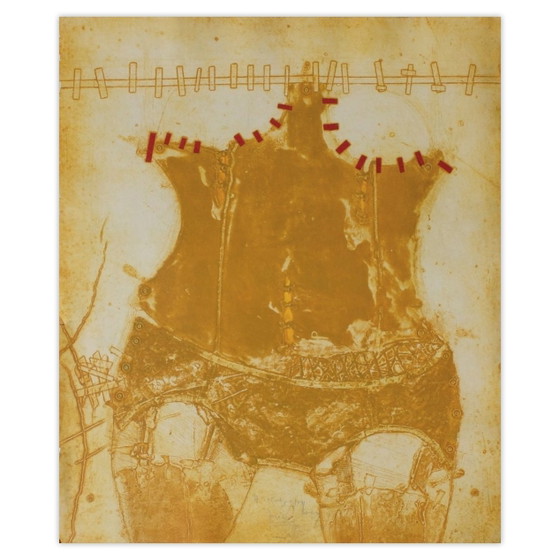 Attribué À FREDDO Signed Carborundum Etching Porte Jaretelles 1990 – Lithographs & prints, Paper (photo 4 of 5)