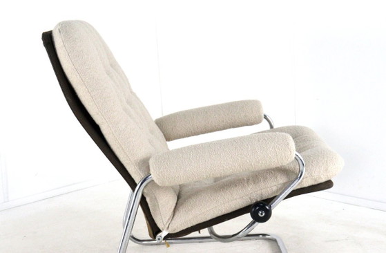 Image 1 of Ekornes Stressless 1970s armchair vintage newly upholstered