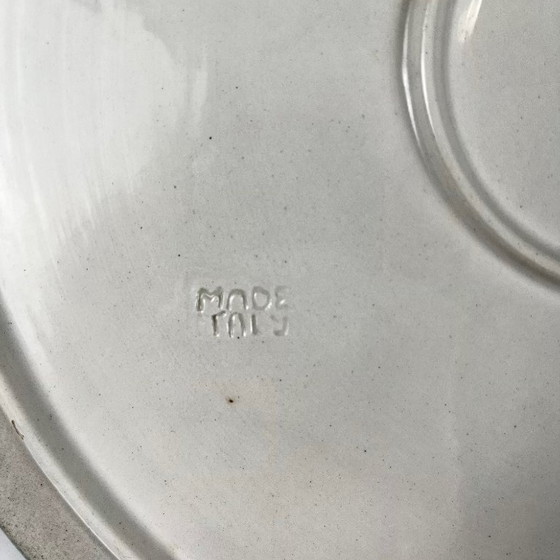 Image 1 of Vassoio in ceramica italiana con manico, 1960