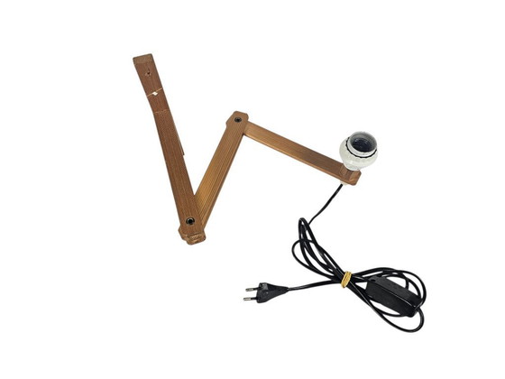 Image 1 of Ikea - hinged lamp - wall lamp - model V505 - pine - Sweden - 3rd quarter 20th century