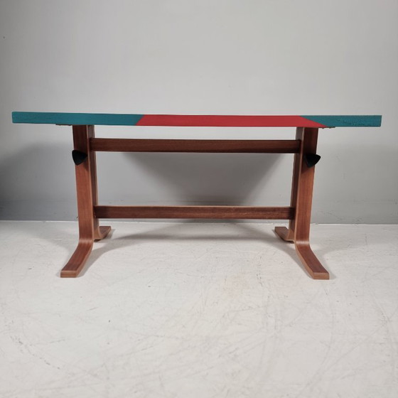 Table en hêtre vintage, années 1970 – Tables de salle à manger, Bois (photo 6 of 10)