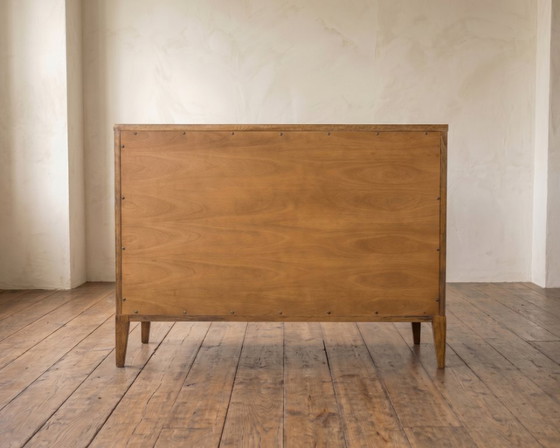 Image 1 of Japandi sideboard | solid mango wood | slatted front | 112cm