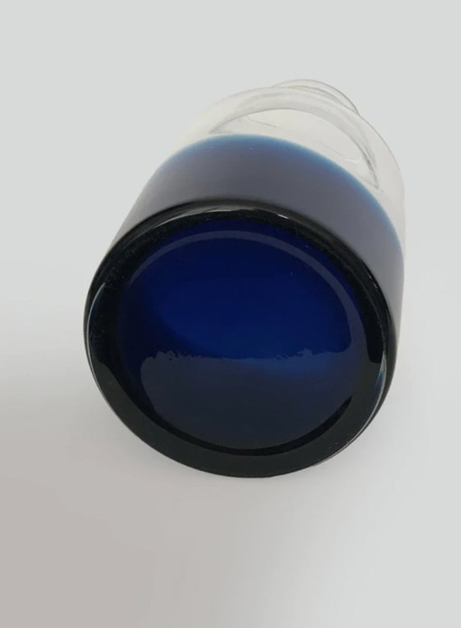 Vintage IKEA Carafe Blue - Mouth-blown Effetre Murano Style