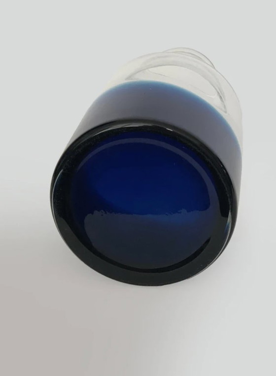 Image 1 of Vintage IKEA Carafe Blue - Mouth-blown Effetre Murano Style