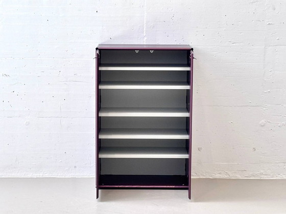 Image 1 of Modularer Designschrank in Bordeauxviolett, 1990er Jahre