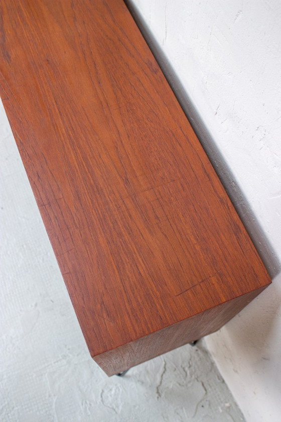 Image 1 of Vintage teak chest of drawers, sideboard, lowboard, mid-century 1960s