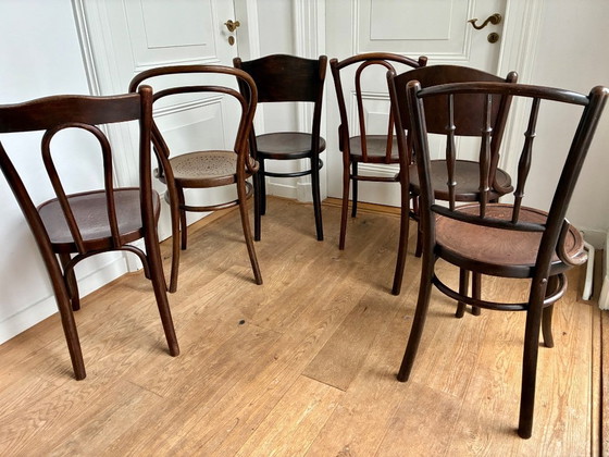 Image 1 of 6 sillas de comedor Thonet Mix-Match.