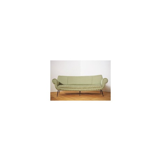 Image 1 of Vintage curved sofa by Gigi Radice, 1950s