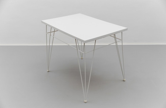 Image 1 of Combex Wire Chair and Combex Wire Table by Cees Braakman for Pastoe, Netherlands, 1950s, Set of 3