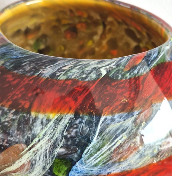 Rare Dino Martens For Aureliano Toso Murano Tutti Frutti Vase - 1950s – Glass, Murano Glass (photo 16 of 18)