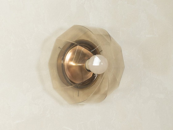 Jaren 70 wandlamp, plafondlamp – Wandlampen, Glas (photo 4 of 6)