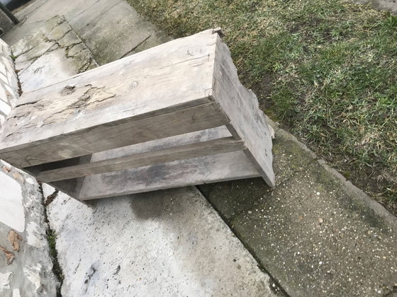 Kleine Antieke Landelijke Zitbank – Bankjes, Rustic (photo 4 of 5)