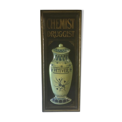 Holzreliefplatte "Chemist Druggist" von Country corner